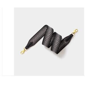 Crossbody Guitar style*black* Bag or Wallet*High quality Webbed Crossbody*48"